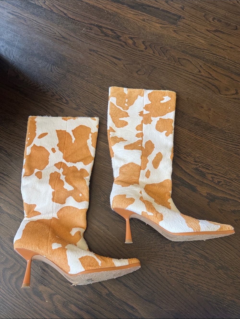 Song of Style Bea Boot in Tan & White